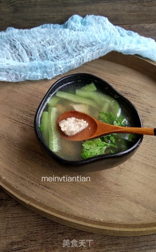 丝瓜丸子汤的做法