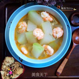 鲜虾冬瓜汤的做法
