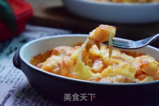 芝士焗年糕的做法
