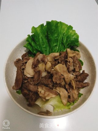 羊肉小炒杏鲍菇的做法