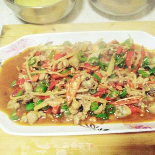 仔姜鸡块的做法