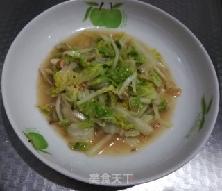 虾皮娃娃菜的做法