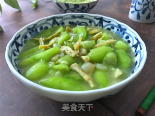 鲜贝扁尖笋丝瓜的做法