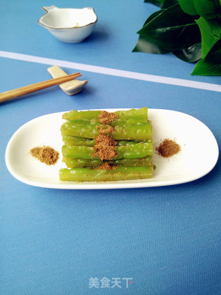孜然苦瓜的做法