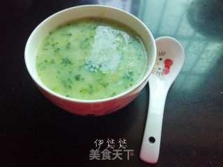 宝宝辅食一一青菜米糊的做法