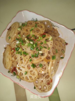 酱爆藕片的做法