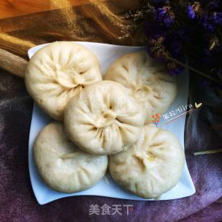 家常青椒南瓜包的做法