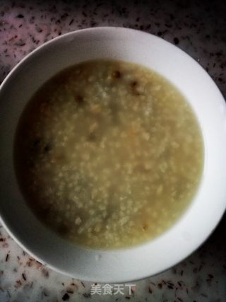 绿豆燕麦小米粥的做法