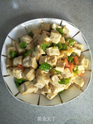 炒豆腐的做法