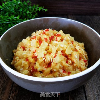 蒜辣柚皮的做法