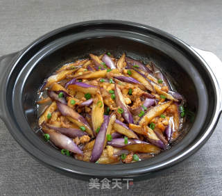 咸鱼茄子煲的做法