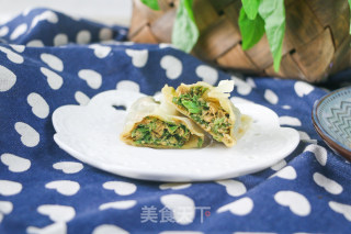 鸡肉苋菜锅贴的做法