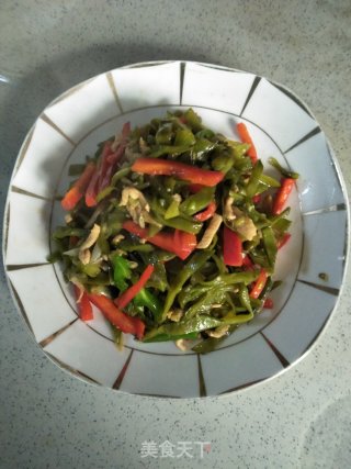 炒猪耳朵豆角的做法