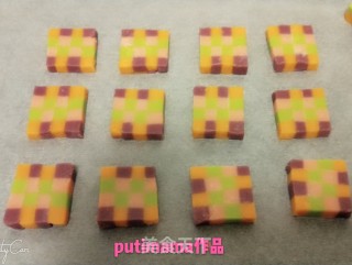 自创棋格饼干的做法