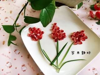 石榴籽摆盘岁月静好的做法
