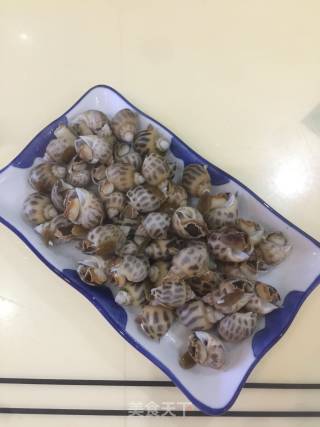 白灼花螺的做法