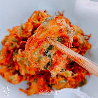 炸胡萝卜丸子的做法