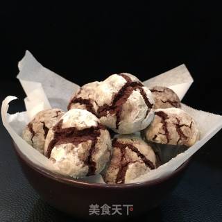 巧克力裂纹曲奇的做法