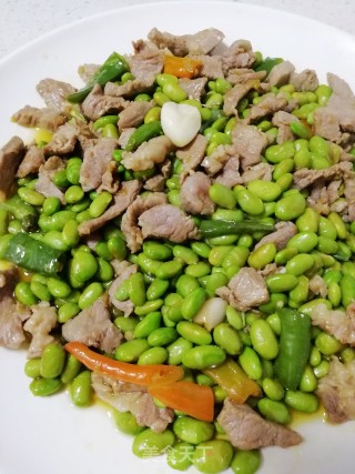 青豆炒肉的做法