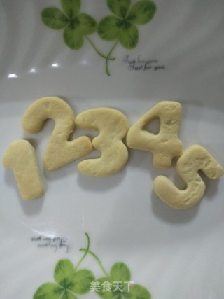 数字饼干的做法