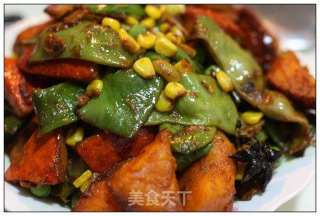 南瓜炖豆角的做法