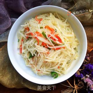醋溜土豆丝的做法