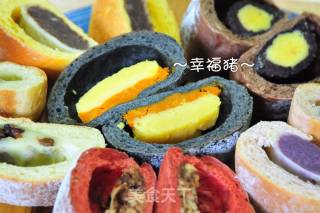 炫彩夹馅小面包的做法