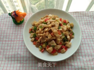 杏鲍菇炒鸡丁的做法