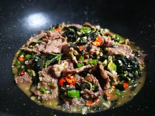 紫苏牛肉的做法