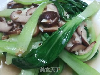 香菇油菜的做法