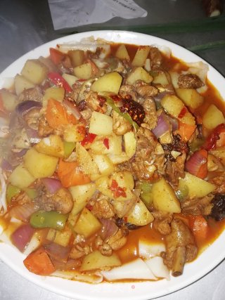 大盘鸡的做法