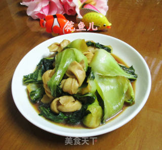千张结烧青菜的做法