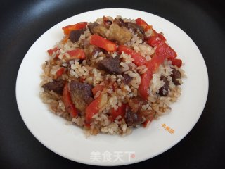 风干牛肉饭的做法