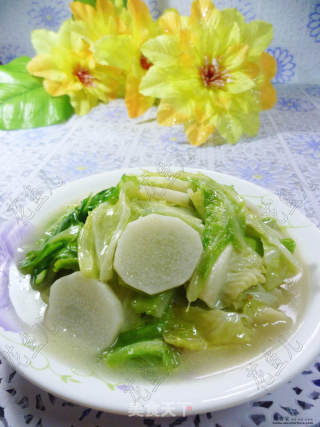 山药炒牛心菜的做法
