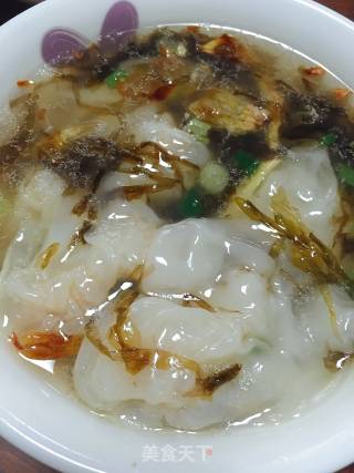 紫菜扁食+水煮蛋的做法