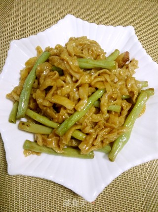 豇豆焖面的做法
