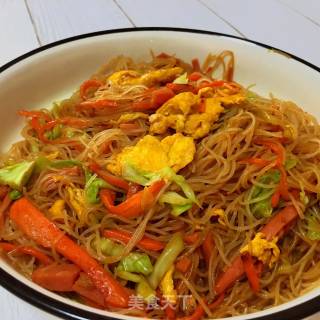炒米粉的做法