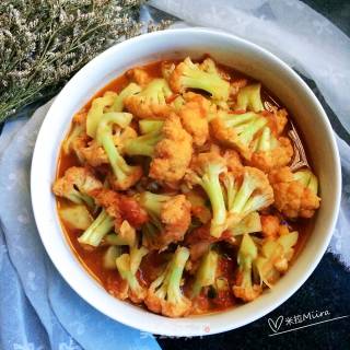 茄汁菜花的做法