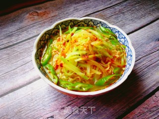 萝卜丝方便面的做法