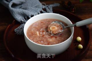莲子双米粥的做法