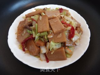 爆炒碱水粑的做法