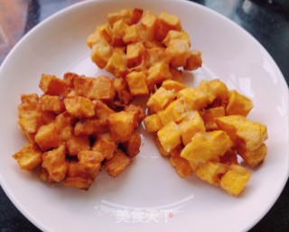 红薯粒饼的做法