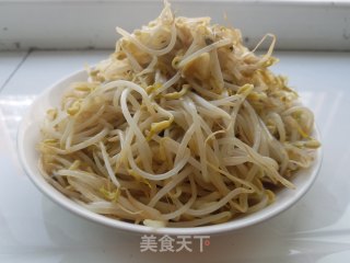 酸溜豆芽的做法