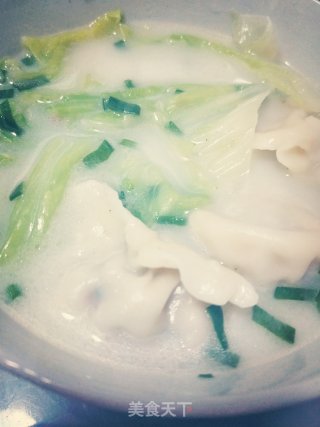 鱼汤饺子的做法