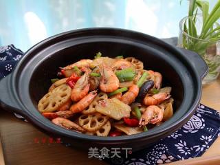 家常干锅虾的做法
