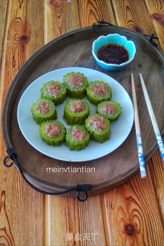 苦瓜蒸肉的做法