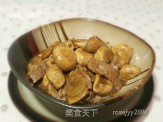 蚝油蘑菇牛肉的做法
