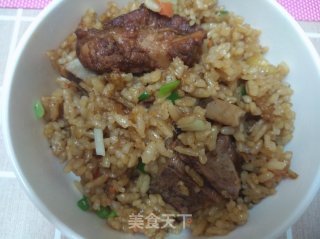 排骨板栗焖饭的做法