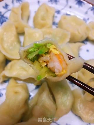 西葫芦虾仁鸡蛋水饺的做法
