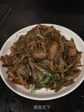 咸菜炒肉片的做法